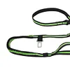 Dog Walking Waist Bag Adjustable Length Dual Handles Pet Supplies (Green)