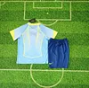 2025/2026 Kids Size Barcelona Special Edition Light Blue Yellow Football Shirt 1:1 Thai Quality