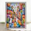 (US Local)Cat-11CT Stamped Cross Stitch Kit(40x55cm)