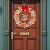 DIY Special Shaped Crystal Painting Wreath with LED Light Kit (Xmas Elk)