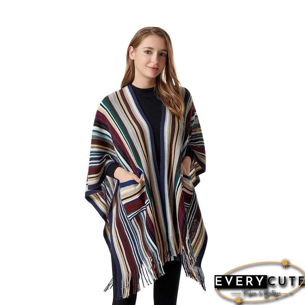 Tribal Stripes Casual Outerwear