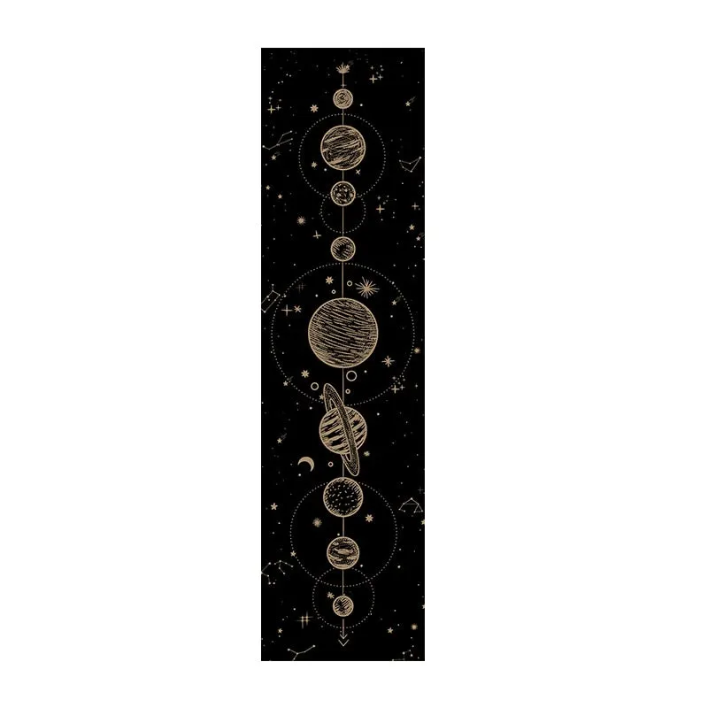 Moon Phase Tapestry Wall Hanging Lunar Eclipse Cycle Psychedelic Carpet Sun Moon Tapestries Bohemian Psychedelic Wall Decoration