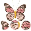 DIY Embroidered Butterfly Brooch Embroidery Butterfly Lapel Pin Clothes Decoration for Backpack Pants T-Shirt Jacket Bags Dress Jeans
