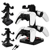 RGB Game Controller Holder Gaming Headphones Stand for Switch PS Xbox Gamepad