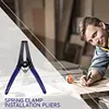 Spring Pliers with 10pcs Miter Clamps Kits Woodworking Tools for Frames Moldings
