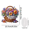 (US Local)Flower Double Sided Effect Table Top Diamond Painting Desktop Ornaments Kit(Phalaenopsis)