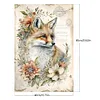 Fox-Paint by Numbers Acrylic Painting 40*60CM(Poster style）