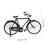Set Toys Home Decor Retro Decor Bikes Bike Model Craft 1/10 Bike Models 1/10 Scale Bike Model Simulated Bike Model Small Figurine Model Ornament Bike Decor Alloy Metal Statuette