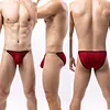 Men's Sexy Low Waist Underpants Breathable Thong Bikini Lingerie Briefs