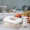 [US Local Warehouse] Vacuum Food Storage Box Large Capacity for Fruits Vegetables (2.1 Manual Pump)