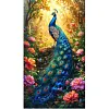 Peacock - Full Embroidery 3 Strands 11CT Stamped Cross Stitch - 40*70CM - Large Size