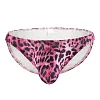 Leopard Print Men's Briefs Cool Underwear Male Comfy U Convex Bulge Pouch Man Bikini Underpants Shorts