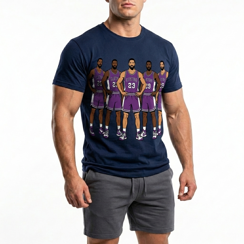 Men's 2026 New Basketball Short-Sleeve T-Shirt