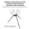 Camping Gas Stove Holder Aluminum Alloy Outdoor Gas Tank Support for Camping BBQ