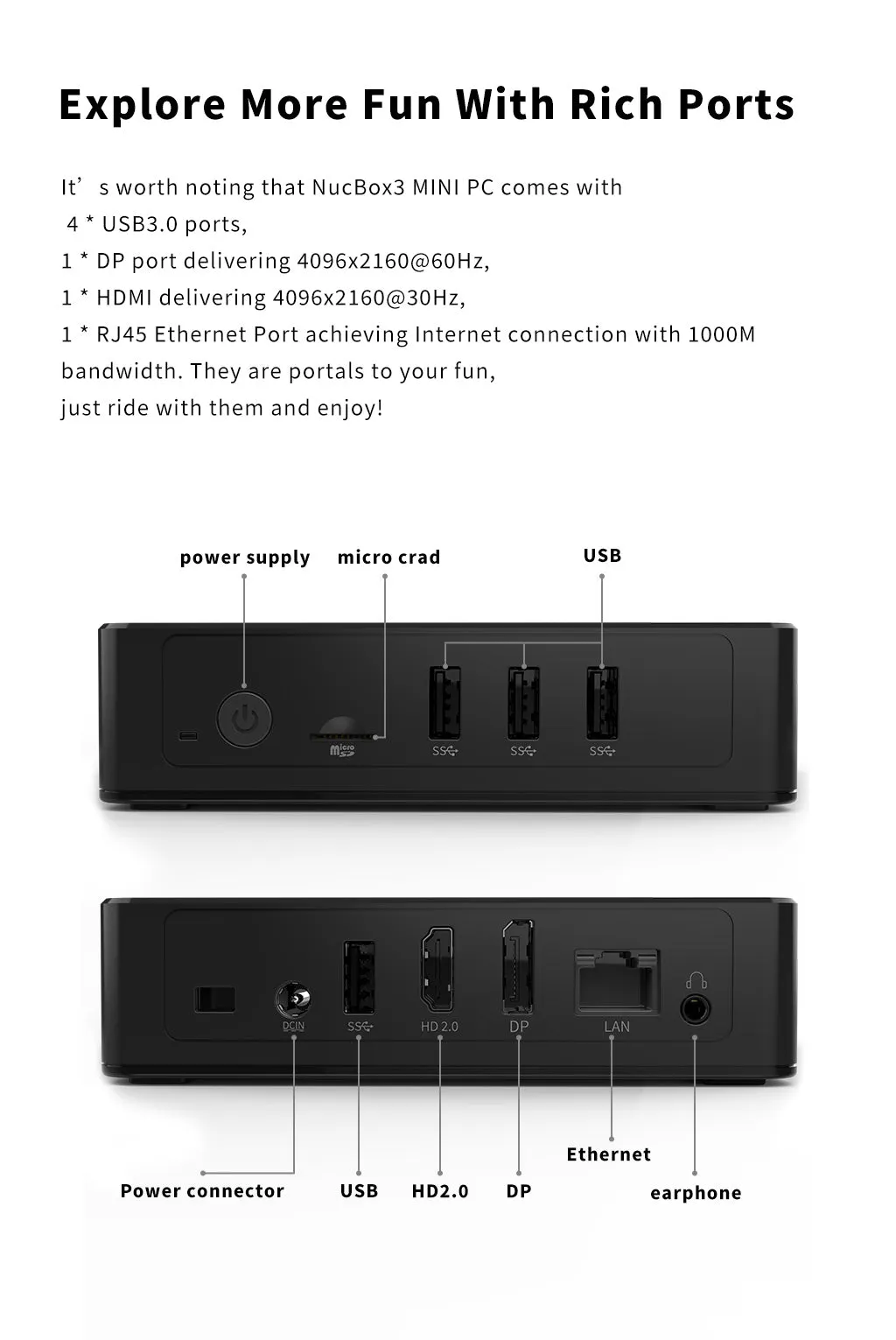 ミニPC Win11Pro GMKtec NucBox3 GMKtec NucBox G3 Pro Mini PC Intel® Core™ i3-10110U