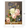 Flowers - 11CT Stamped 3 Strands Cross Stitch 50*40cm/19.69*15.75in