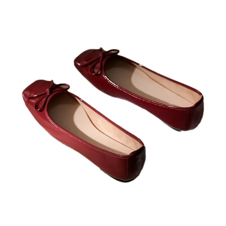 Yyvonne Flat-Soled Single-Shoe Women's Spring 2025 New French Small Fragrant Breeze Bare-Colored Soft-Skind Soft-Tailed Four-Season Evening Shoes
