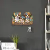  DIY Crafts Wooden Cute Dogs Diamond Painting Art Craft Wall Hooks Kit