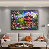(US Local)Landscape-11CT Stamped Cross Stitch Kit(80x60cm)