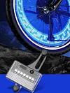 Solar LED Colorful Bike Wheel Light USB Rechargeable Smart Sensing Spoke Light