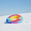 Inflatable Snow Tube Thickened Heavy Duty Snow Tube Sled with Handles for Adults