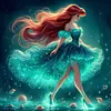 Diamond Painting-DIY Full Round Drill Dancing Princess