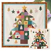Patchwork Christmas Tree-11CT Stamped Cross Stitch 40*40cm/15.75*15.75in