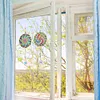 2pcs Crystal Light Catcher Diamond Painting Mandala Suncatcher Hanging Kit