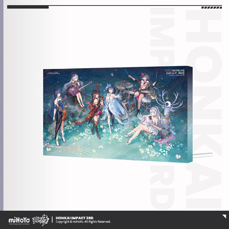 Honkai 3d Concert Acrylic Decorative Standee [Original Honkai Official Merchandise]