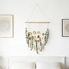 (Finished Product)Artificial Eucalyptus Wall Decor Fake Greenery Leaves Boho Wall Decor Imitation Eucalyptus Leaf Ornament for Bedroom Kitchen Dining Room Bathroom