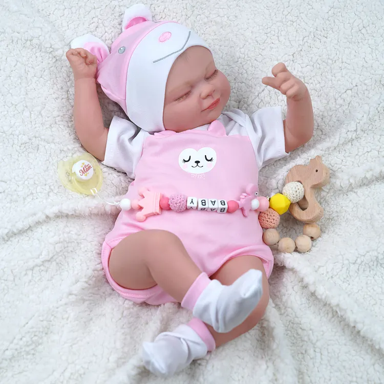 Babeside Sleeping Reborn Baby Skylar 17" Little Infant Girl Healing of the Heart