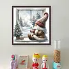 (US Local)Gnome-14CT Counted Cross Stitch Kit(40x40cm)