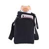 Crossbody Water Bottle Bag Adjustable Strap with Front Pocket for Hiking Camping
