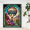 Diamond Painting-DIY Full Round Drill Stained Glass Hot Air Balloon(50*40 CM)