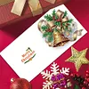 6PCS Xmas Atmosphere DIY Diamond Art Greeting Cards Congratulations Cards