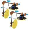 [US Local Warehouse] 2 Pack 90 Degree Stone Seam Joiner with Suction Cup for Marble Slab Installation