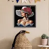 Elegant Beauty-Partial Special Shaped Diamond Painting 30*30CM