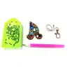 26 Letters 1pc Diamond Painting DIY Keychain Women Girl Bag Keyring Pendant Gift