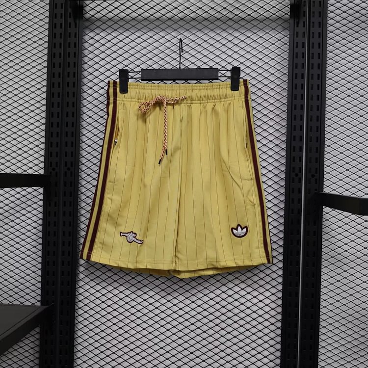2025-26 Arsenal Yellow Shorts Jersey - Player Version
