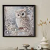 Owl-Partial Special Shaped Diamond Painting 30*30CM
