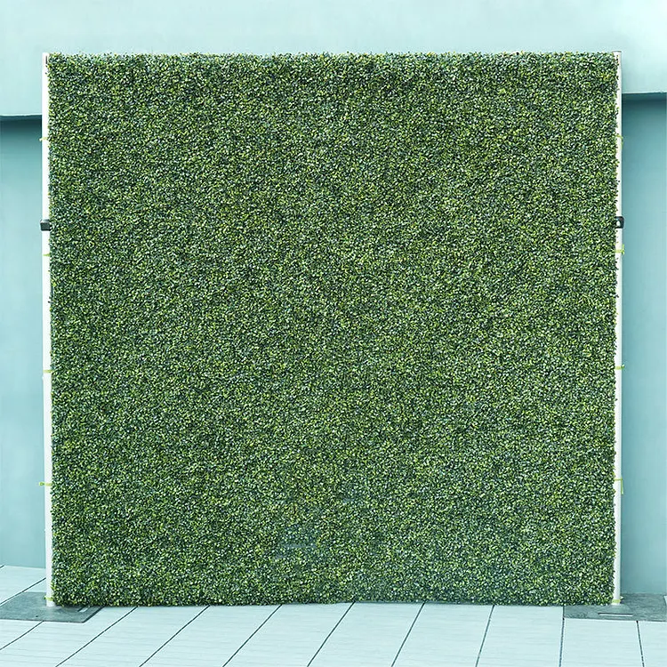 Angela Flower Outdoor Wedding Backdrop Decor Green Milan Turf Cloth Plants Wall A8042