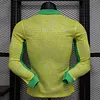 2024 Long Sleeve Player Version Brazil Home Football Shirt 1:1 Thai Quality
