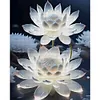 Lotus-14CT Stamped Cross Stitch 40*50cm/15.75*19.69in
