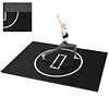 [US Local Warehouse] Wrestling Mat 10ft X 6.6ft Jiu Jitsu Mats Judo Mat with 3cm Thickness for PE Training Yoga BJJ MMA Grappling Boxing Martial Art (Black)