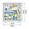 Stamped Cross Stitch-Summer Pattern (27 X 26cm)