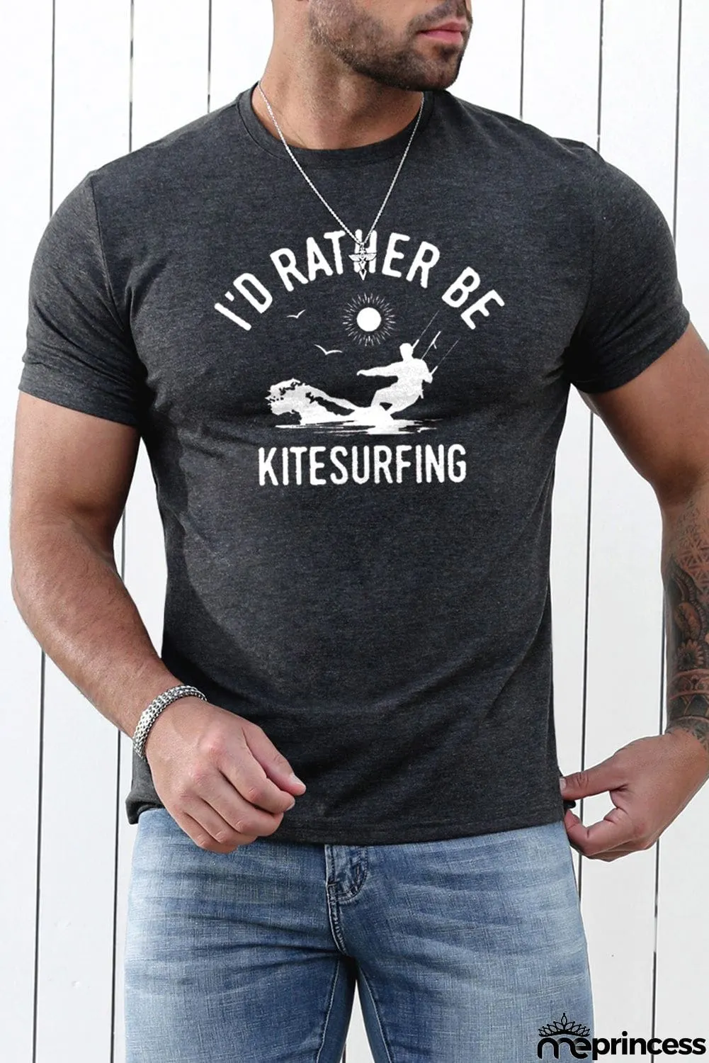 USA Flag Print Men's Tee