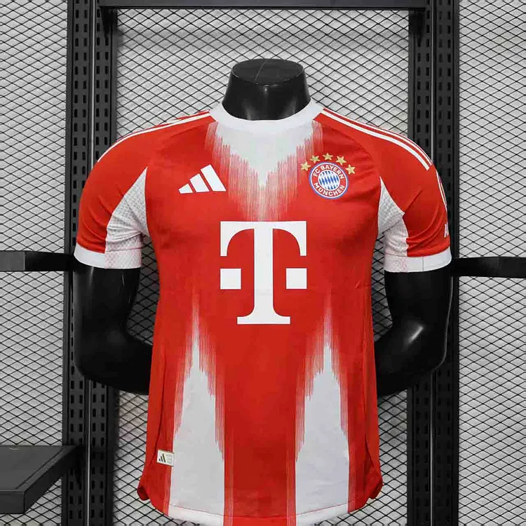 Player Edition-Bayern 25/26 Home Football Jersey