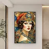 (Big Size)Retro Noble Lady - 11CT Stamped Cross Stitch - 50*75cm