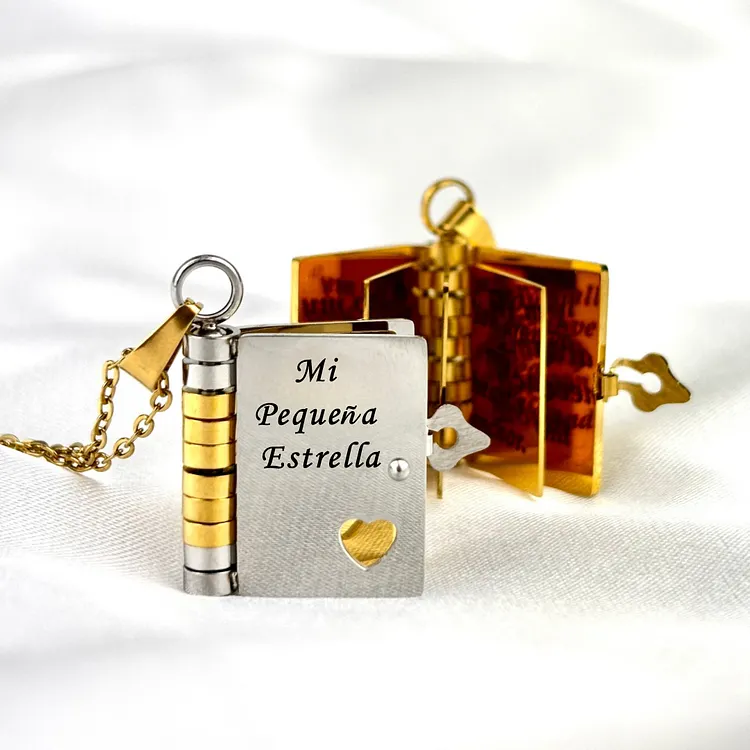 Mi Hija - Collar De Libro Mi Peque&ntilde;a Estrella