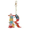 DIY Diamond Painting Butterfly Flower Lettter Keychain Kit
